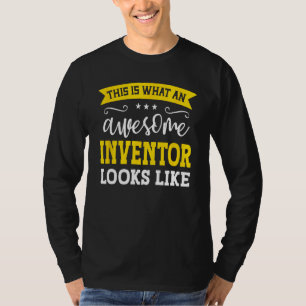 Inventor Job Title Employee Funny Worker Professio T-Shirt