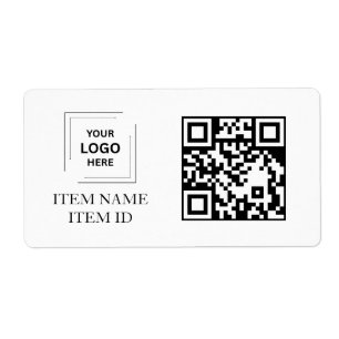Inventory QR Code Product ID Label Branding