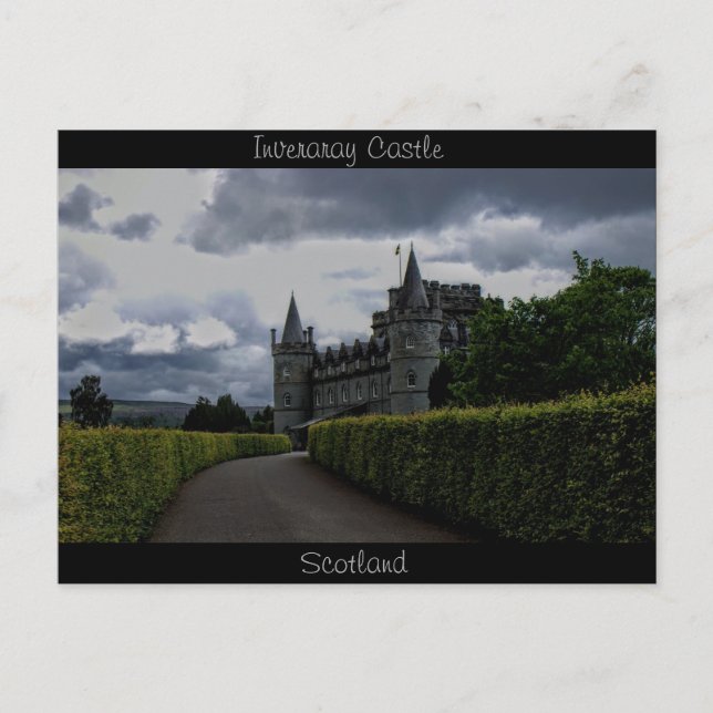 Inveraray Castle in the Evening Postcard (Front)