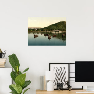 Inverary Castle and Bridge Scotland archival print