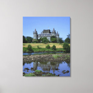 Inverary Castle, Strathclyde, Scotland Canvas Print