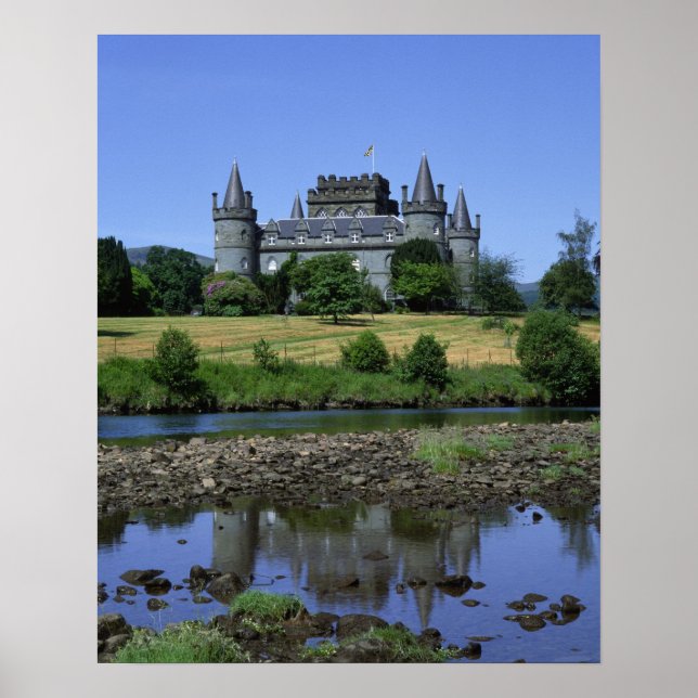 Inverary Castle, Strathclyde, Scotland Poster (Front)