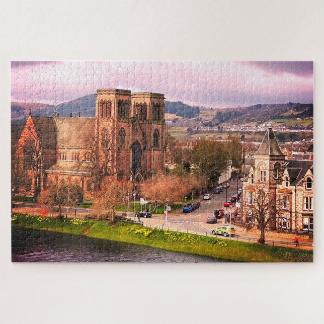 Inverness - Capital of Scottish Highlands Jigsaw Puzzle (Horizontal)