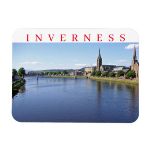Inverness panoramic view fridge magnet