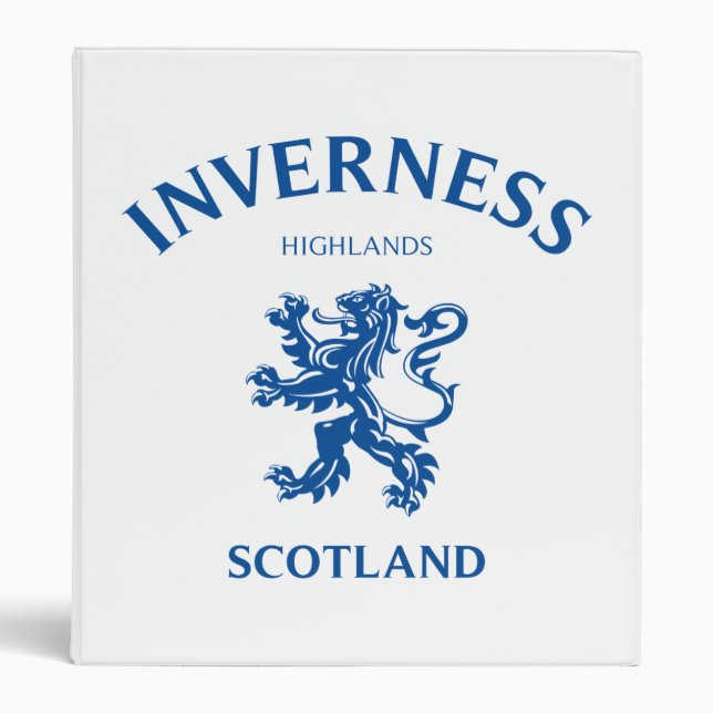 INVERNESS Scotland Binder (Front)