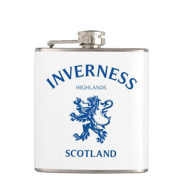 INVERNESS Scotland Hip Flask (Front)