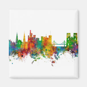 Inverness Scotland Skyline Magnet