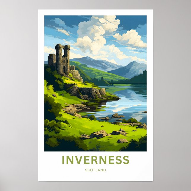 Inverness Scotland Travel Print (Front)