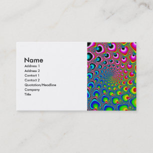 Inverse Spiral Business Card