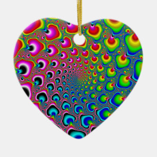 Inverse Spiral Ceramic Ornament