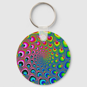 Inverse Spiral Keychain