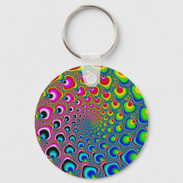 Inverse Spiral Keychain (Front)