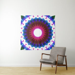 Invert Equalizer Mandala Tapestry