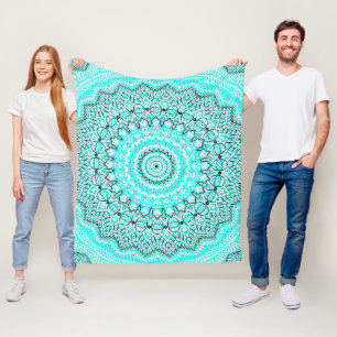 Invert Eve Mandala Fleece Blanket