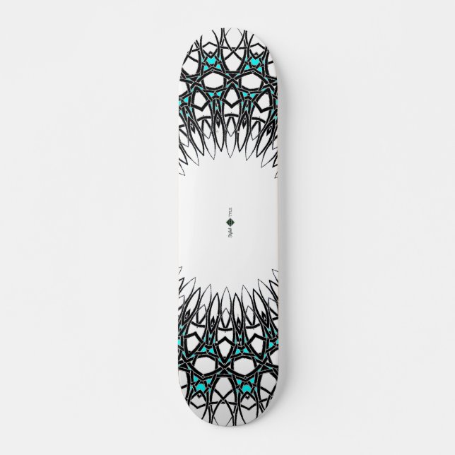 Invert Iron Cross Mandala 2 Skateboard (Front)