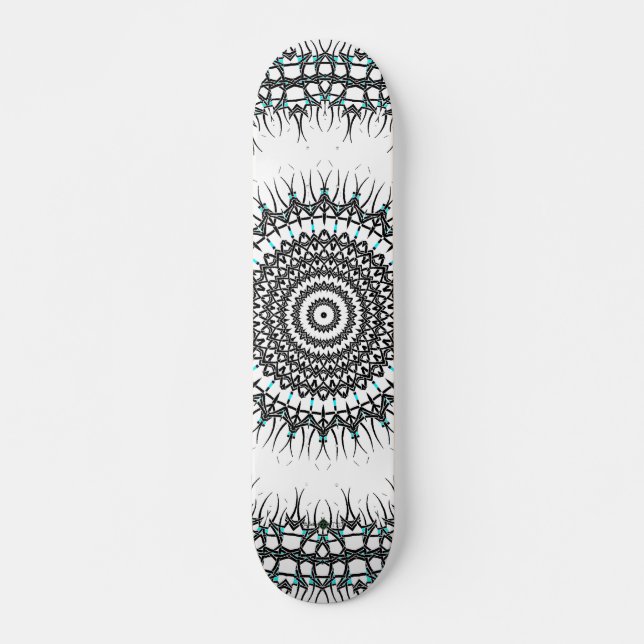 Invert Iron Cross Mandala Skateboard (Front)
