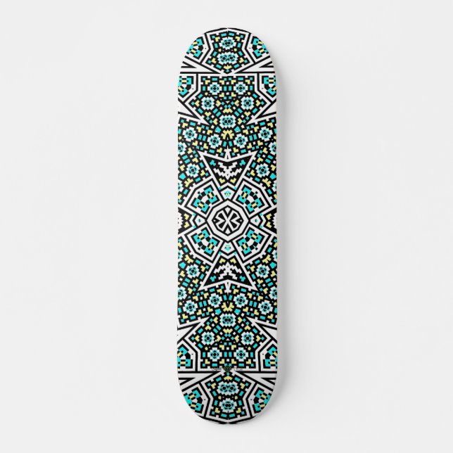Invert Mosaic Cross Skateboard (Front)