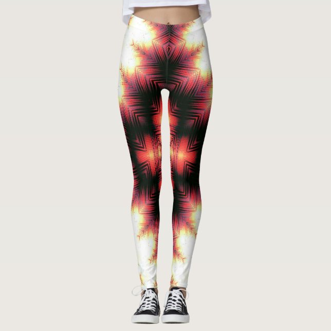 Invert Soundwave Cross Leggings (Front)