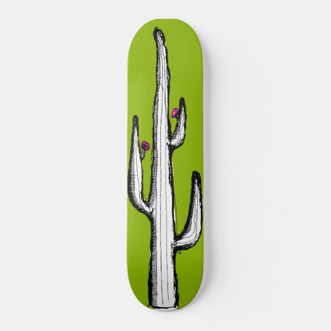 Inverted Cactus Skateboard (Front)