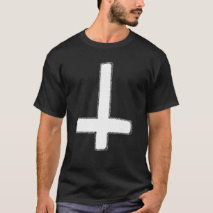 Inverted Cross Occult Dark Art Grunge Goth Gothic T-Shirt
