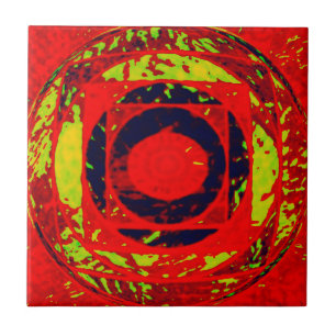 Inverted Eye by Mark Pettinelli Tile