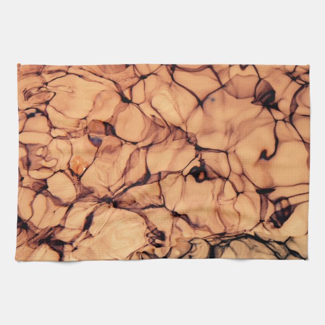 Inverted Sparkling Blue Water Kitchen Towel (Horizontal)