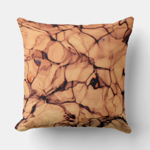 Inverted Sparkling Blue Water Throw Pillow