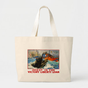 Invest in the Victory Liberty Loan Large Tote Bag