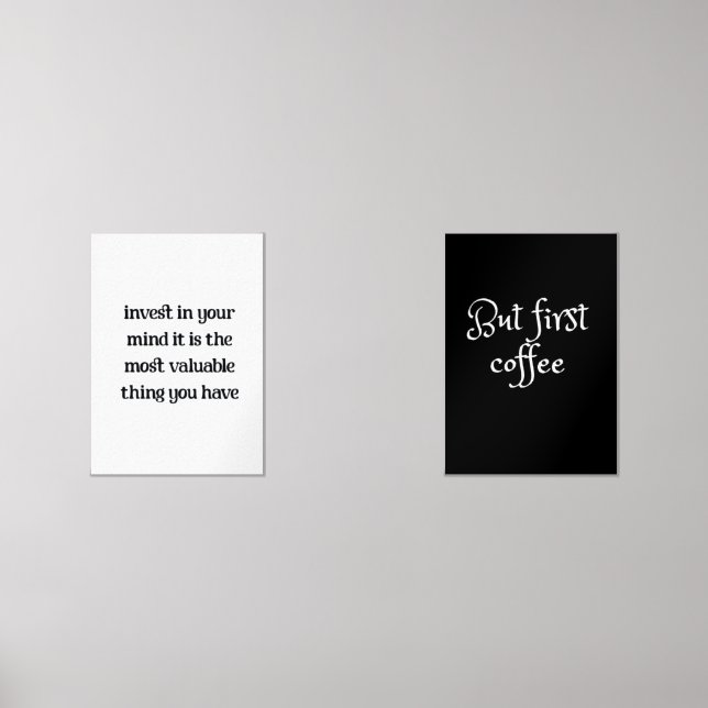 Invest in your mind, it is the most valuable thing (Front)