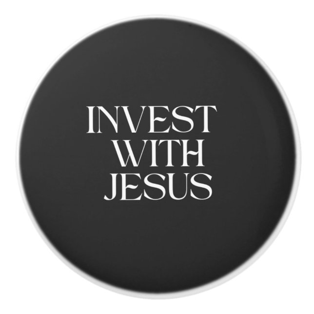 Invest with Jesus ceramic pull (Front)