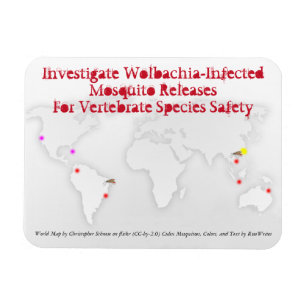 Investigate Wolbachia 3 x 4 Magnet by RoseWrites