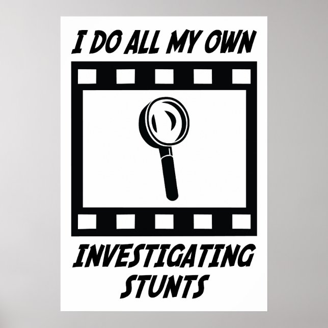 Investigating Stunts Poster (Front)