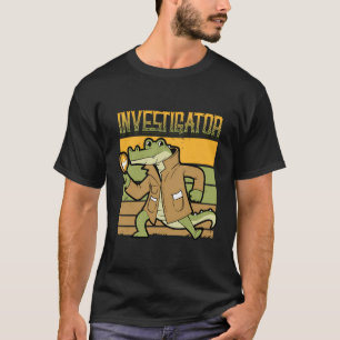Investigator Alligator Detective T-Shirt