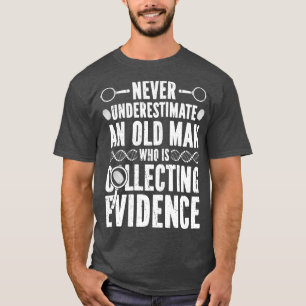Investigator Man Criminology Forensic Scientist T-Shirt