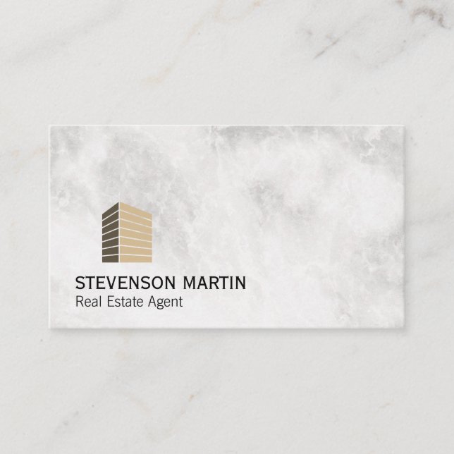 Investisseur immobilier | Carte de visite exécutif (Devant)