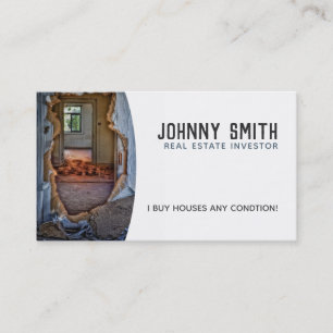 Investisseurs immobiliers Cartes de visite