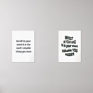 Investissez dans votre esprit, c'est la chose la p