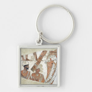 Investiture of the king by the goddess Ishtar Keychain