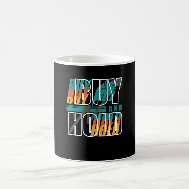 Investor Buy and Hold Strategy Coffee Mug (Center)