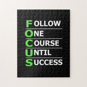 Investor Follow One Course Until Success Jigsaw Puzzle