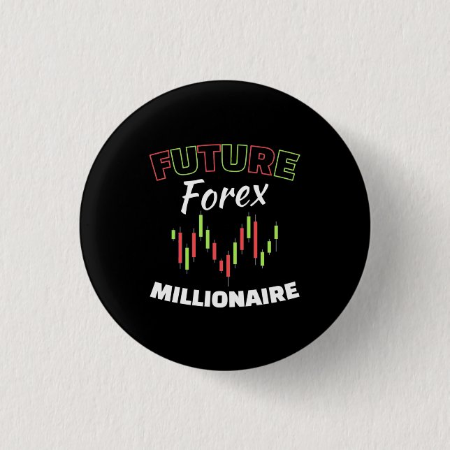 Investor Future Forex Millionaire 1 Inch Round Button (Front)