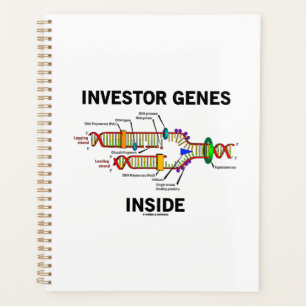 Investor Genes Inside DNA Replication Geek Humor Planner