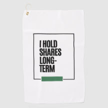 Investor Golf Towel – Cool Golf Towel