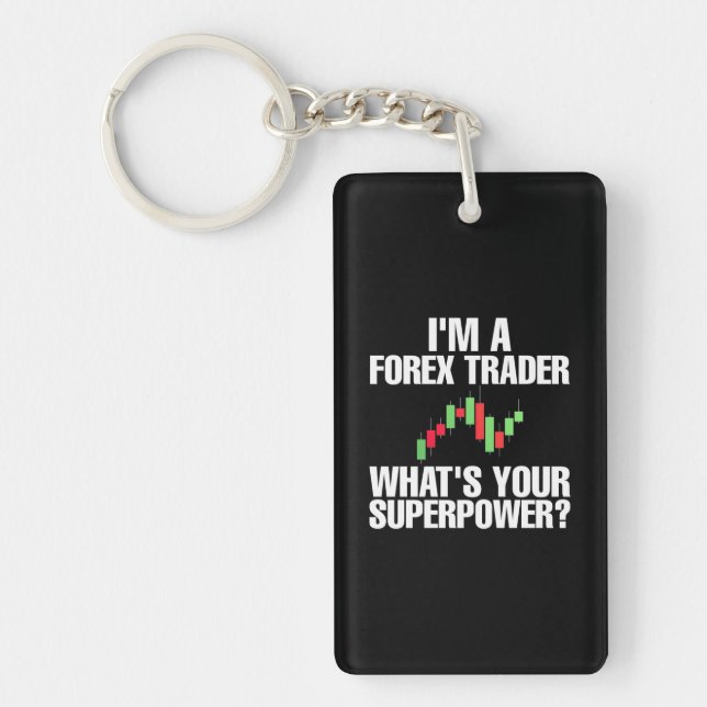 Investor I Am A Forex Trader Keychain (Front)