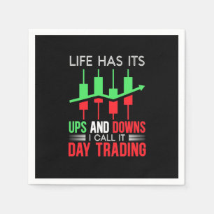 Investor I Call It Day Trading Napkin