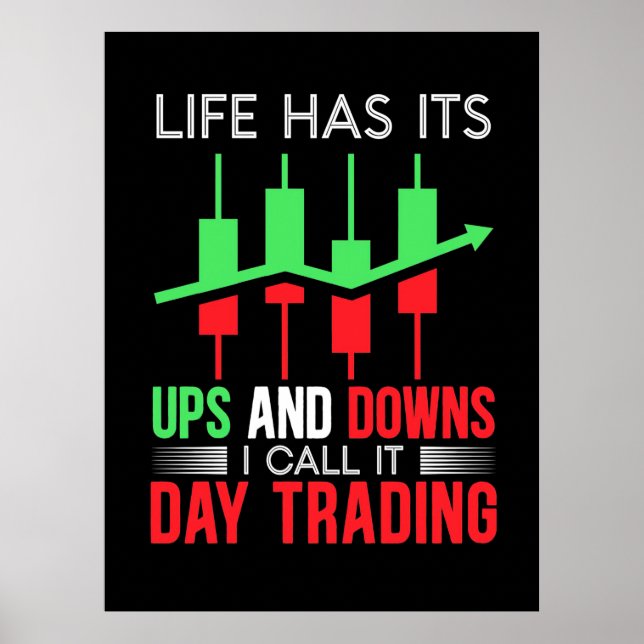 Investor I Call It Day Trading Poster (Front)