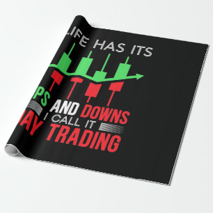 Investor I Call It Day Trading Wrapping Paper
