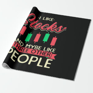Investor I Like Stocks Wrapping Paper