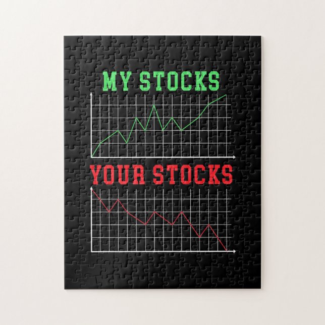 Investor My Stocks Your Stocks Jigsaw Puzzle (Vertical)