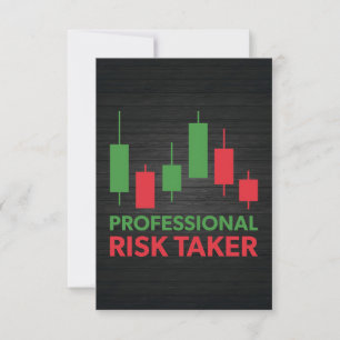 Investor Professional Risk Taker Thank You Card